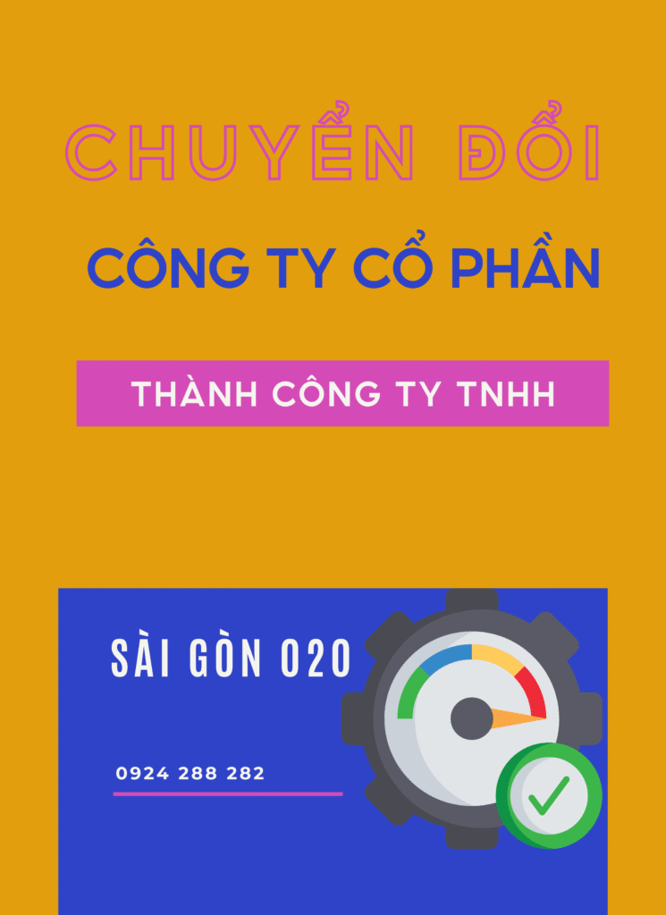 Chuyển Đổi Công Ty Cổ Phần Thành Công Ty TNHH 1TV