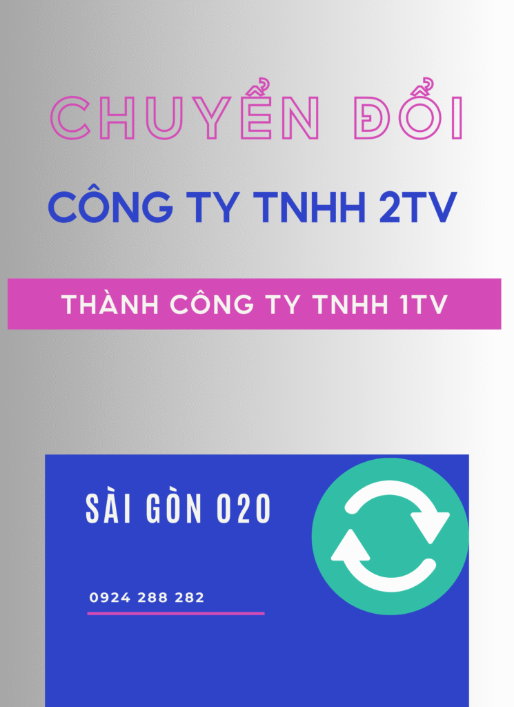 Chuyển Đổi Công Ty TNHH 2TV Thành Công Ty TNHH 1TV