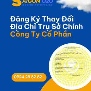 Đăng Ký Thay Đổi Trụ Sở Chính Công Ty Cổ Phần
