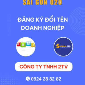 Đăng ký đổi tên doanh nghiệp của công ty TNHH 2TV