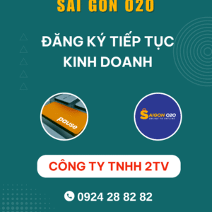 Đăng ký tiếp tục kinh doanh trước thời hạn Công Ty TNHH 2TV