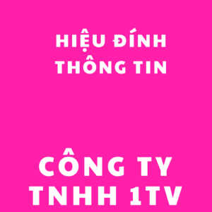 Hiệu đính thông tin công ty TNHH MTV