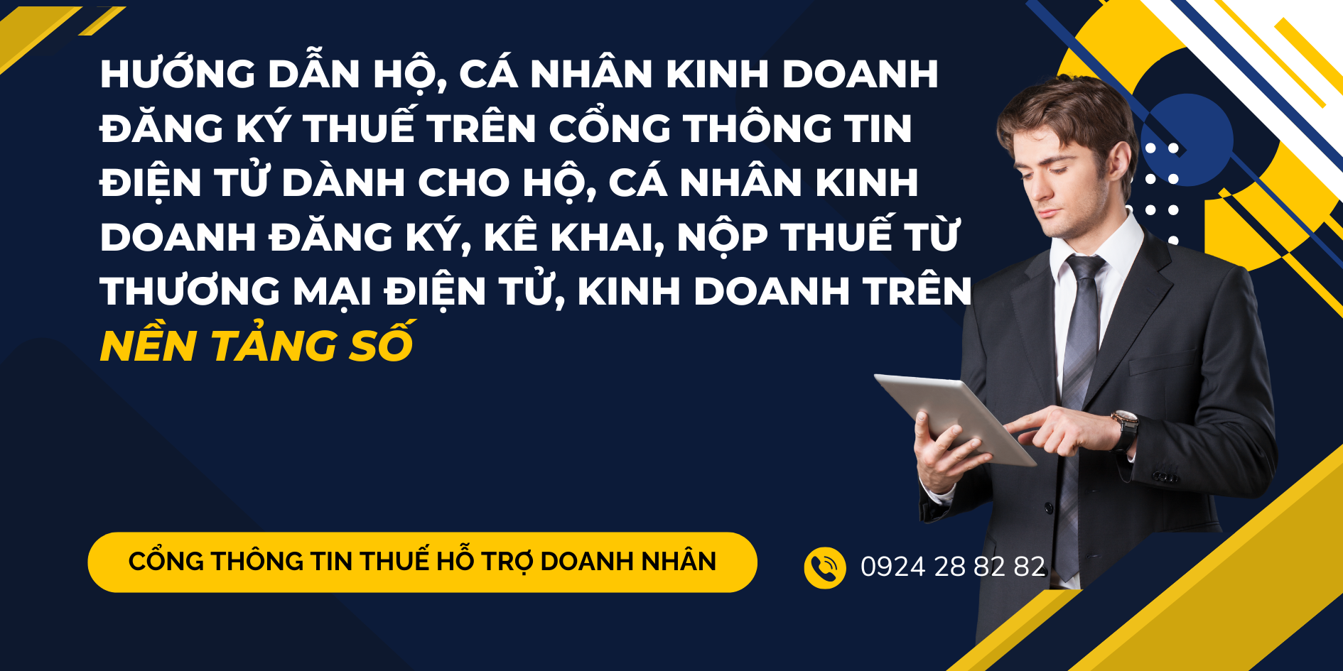 Hộ cá nhân kinh doanh đăng ký, kê khai, nộp thuế từ thương mại điện tử, kinh doanh trên nền tảng số
