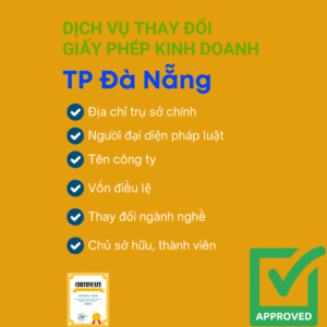 Dịch Vụ Thay Đổi Giấy Phép Kinh Doanh Đà Nẵng