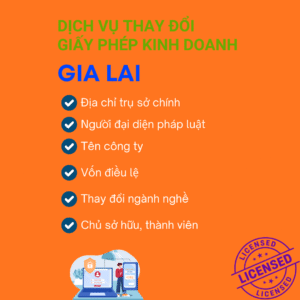 Dịch Vụ Thay Đổi Giấy Phép Kinh Doanh Gia Lai