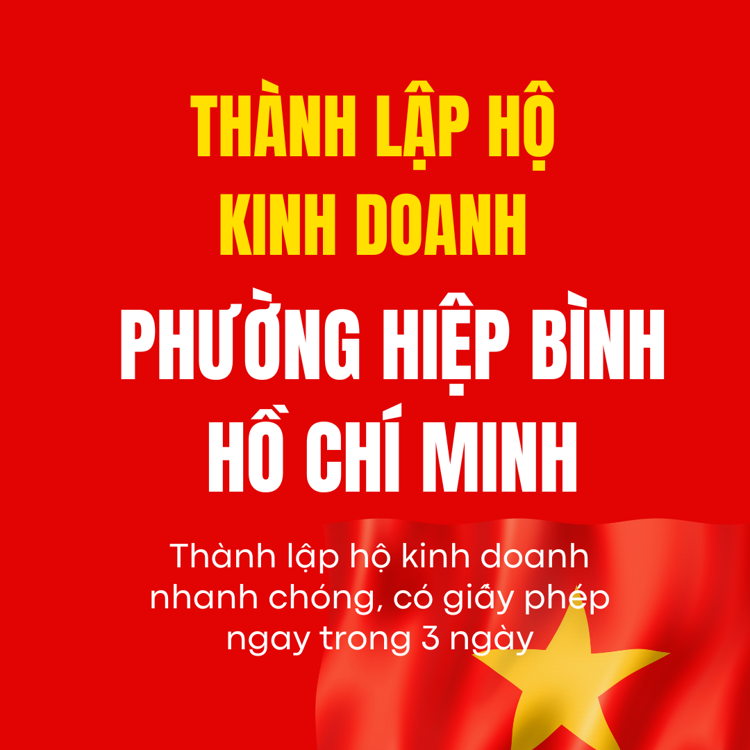 Thành Lập Hộ Kinh Doanh Phường Hiệp Bình Hồ Chí Minh