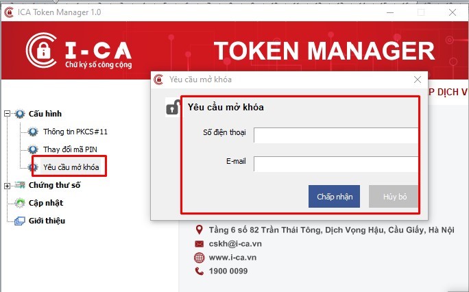Hướng dẫn Reset lại Mã Pin Token (Quên mật khẩu Token)