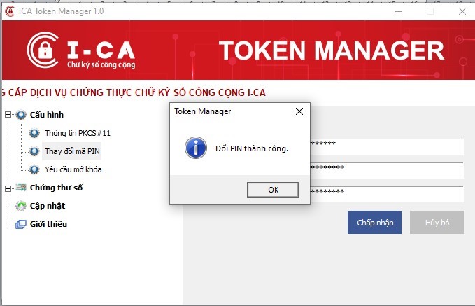 Hướng dẫn Reset lại Mã Pin Token (Quên mật khẩu Token)