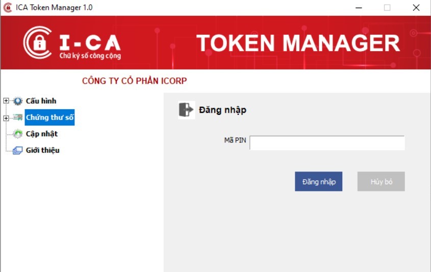 Hướng dẫn Reset lại Mã Pin Token (Quên mật khẩu Token)