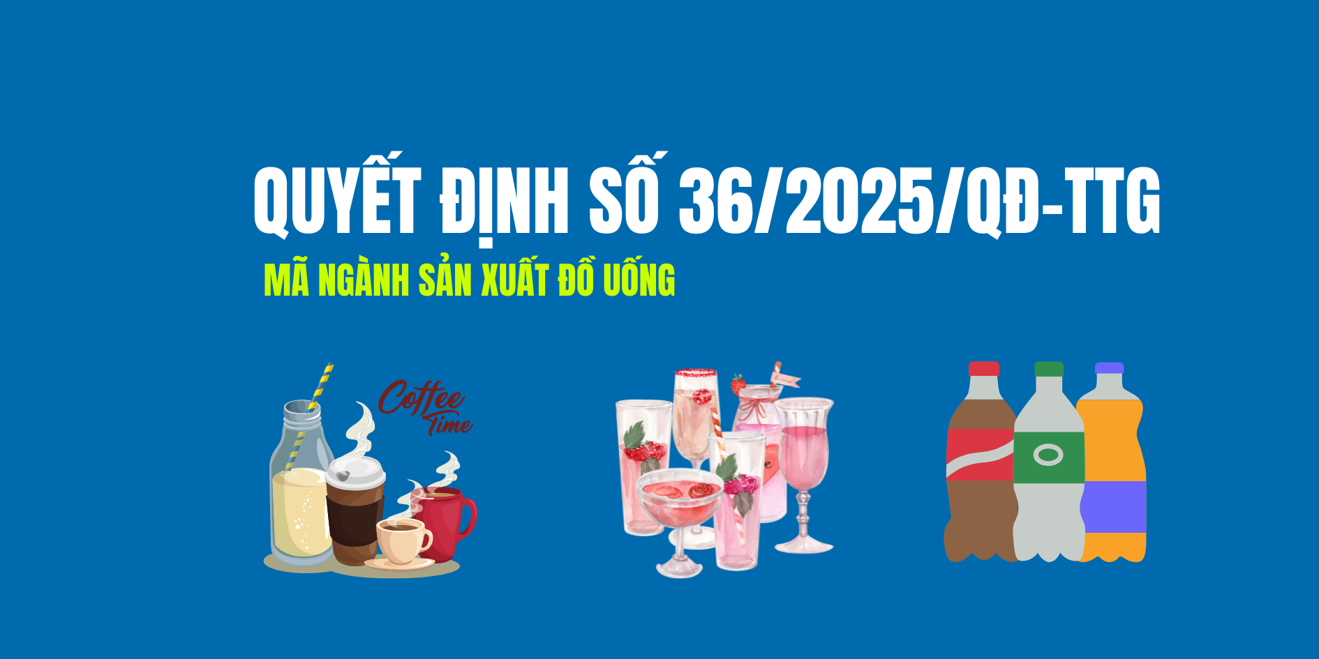 Mã ngành sản xuất đồ uống