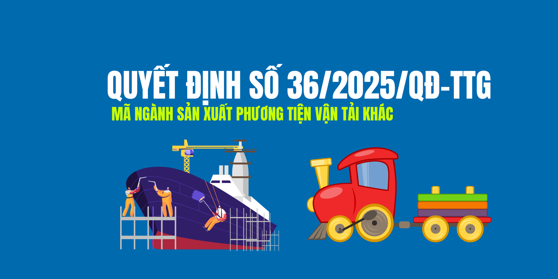 Mã ngành Sản xuất phương tiện vận tải khác