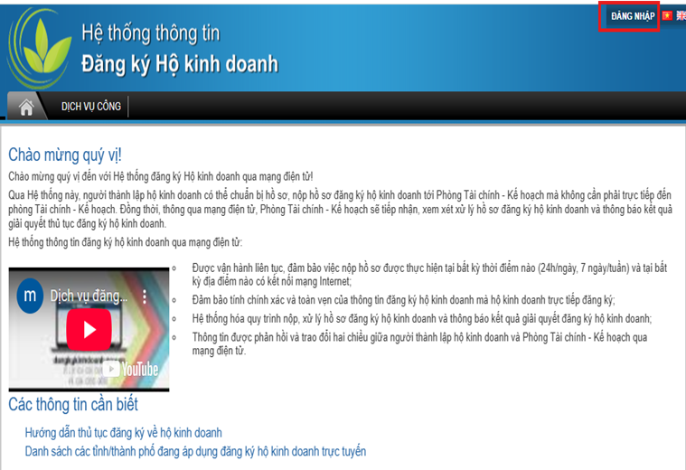 Hướng dẫn thành lập hộ kinh doanh online