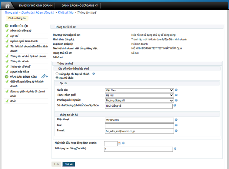 Hướng dẫn thành lập hộ kinh doanh online