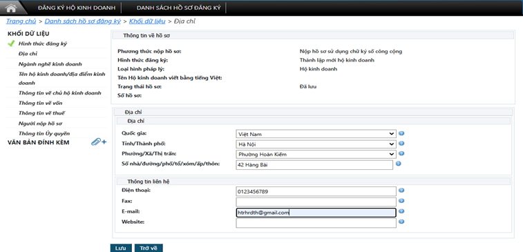 Hướng dẫn thành lập hộ kinh doanh online