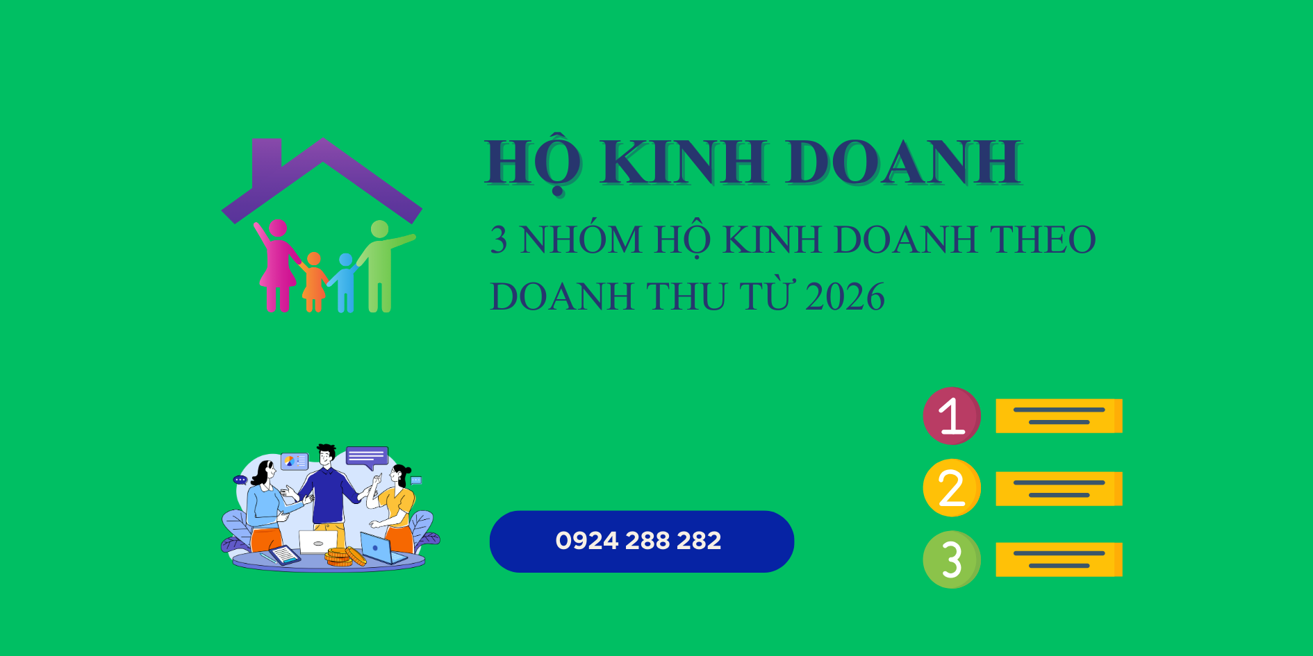 3 nhóm hộ kinh doanh theo doanh thu