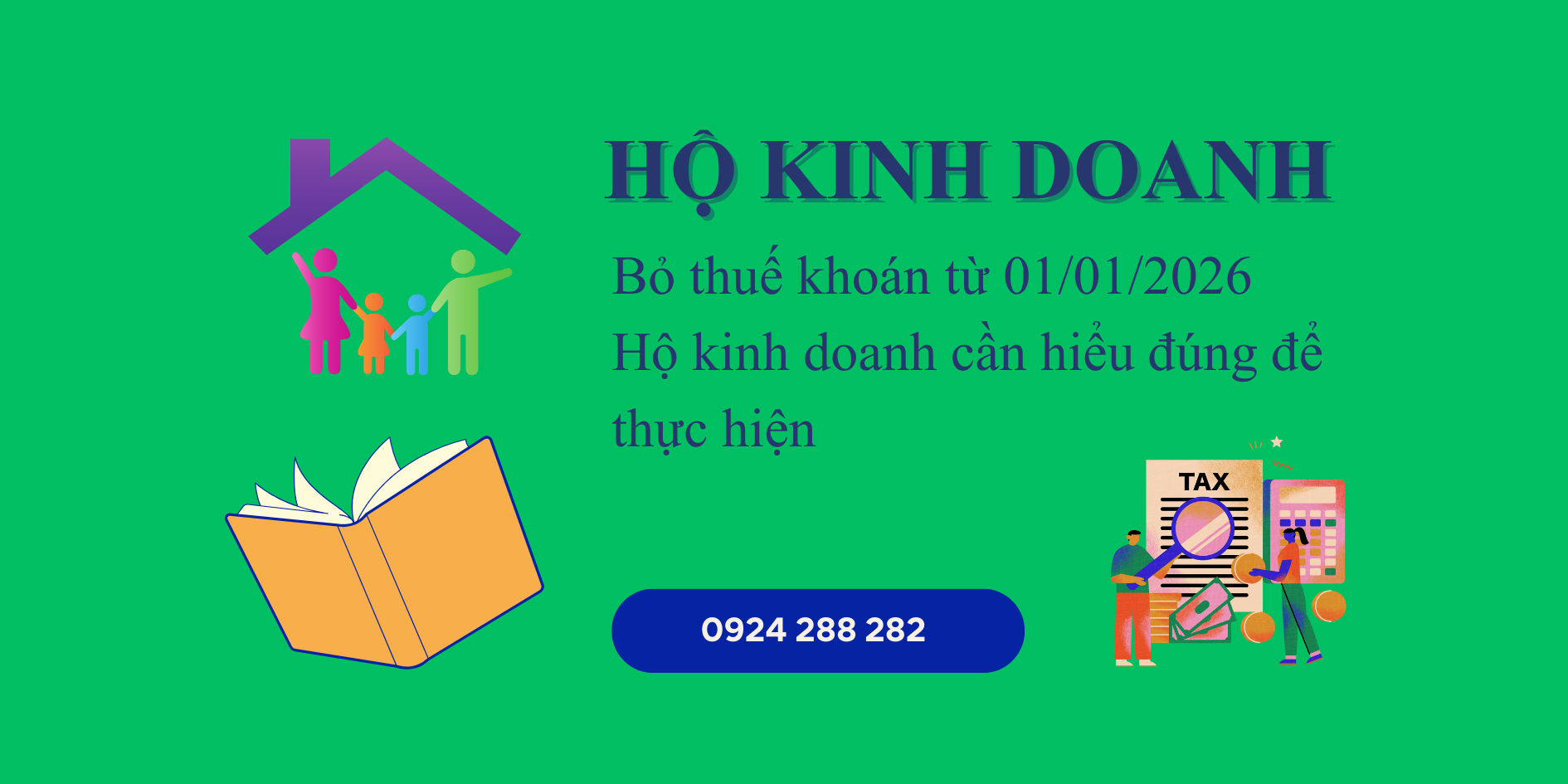 Bỏ thuế khoán từ 01/01/2026 – Hộ kinh doanh cần hiểu đúng để thực hiện