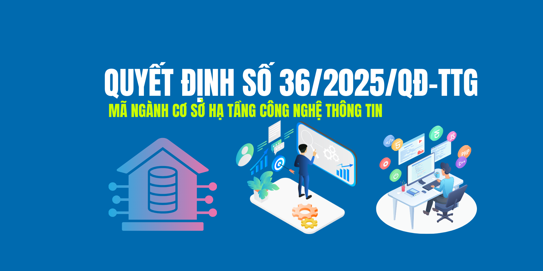 Mã ngành Cơ sở hạ tầng công nghệ thông tin,