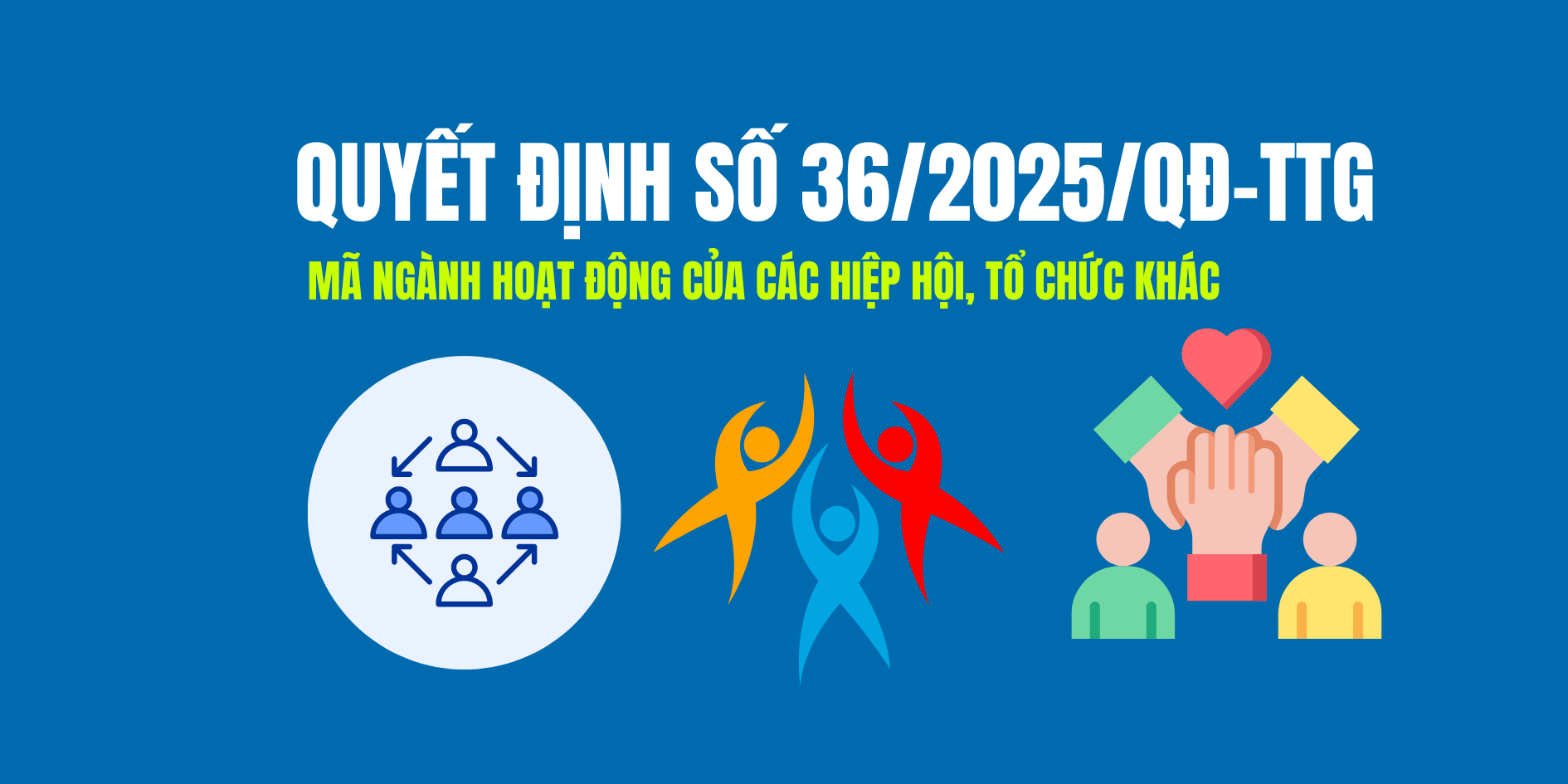Mã ngành Hoạt động của các hiệp hội, tổ chức khác