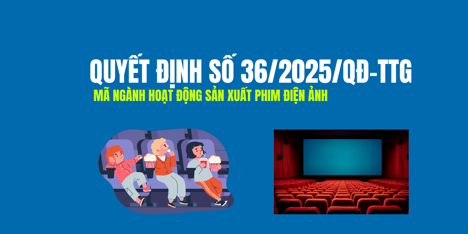 Mã ngành Hoạt động sản xuất phim điện ảnh