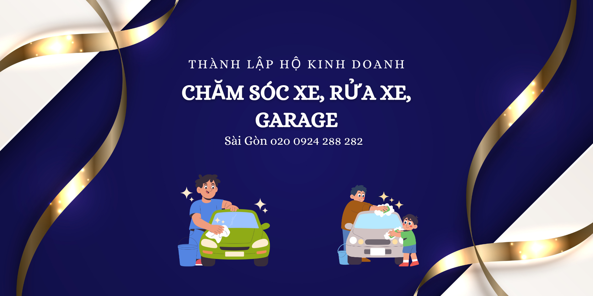 Thành Lập Hộ Kinh Doanh Chăm Sóc Xe, Rửa Xe, Garage