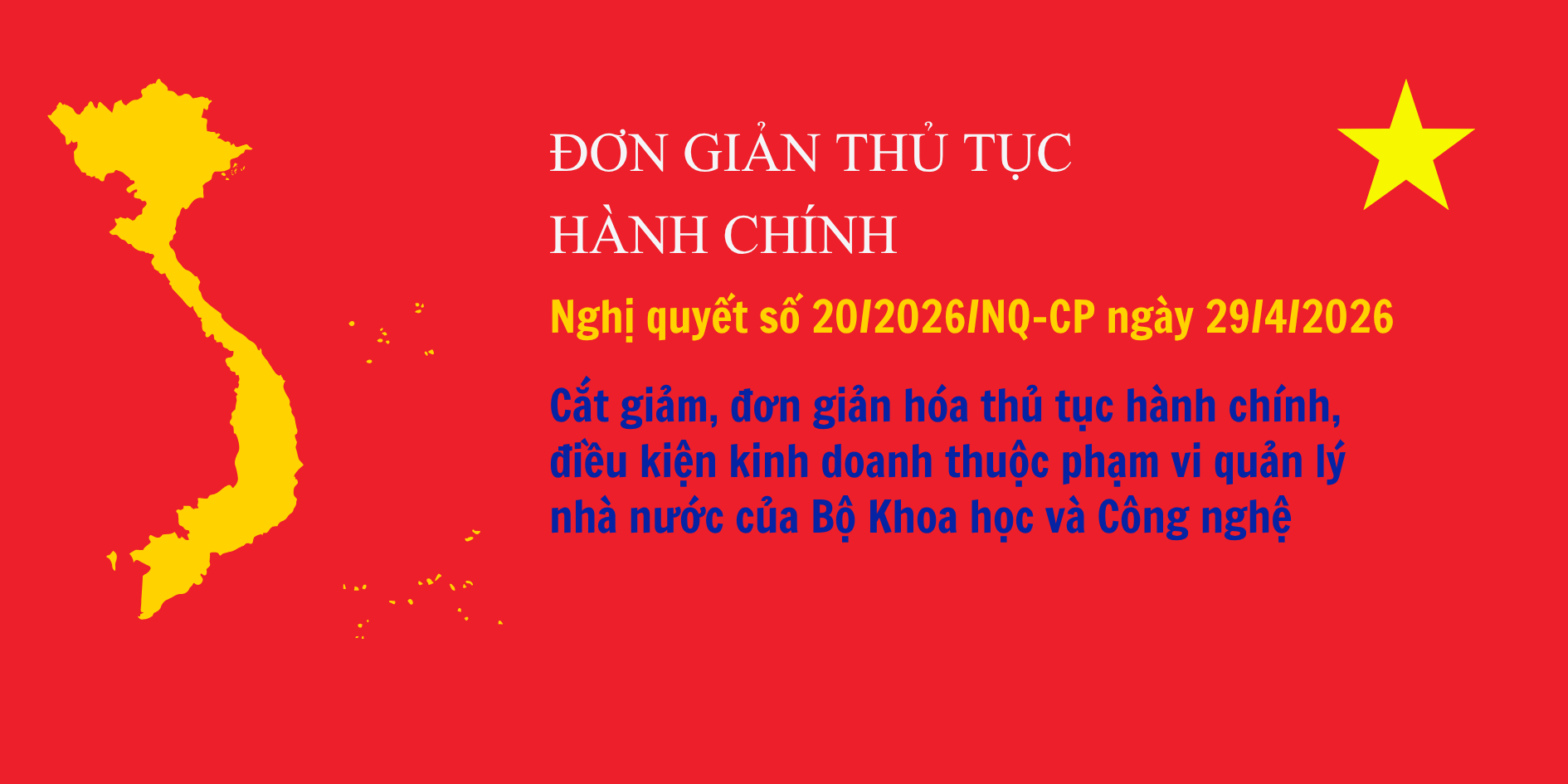 Giải mã Nghị quyết 20/2026/NQ-CP – Bước tiến lớn trong cải cách thủ tục ngành Khoa học và Công nghệ