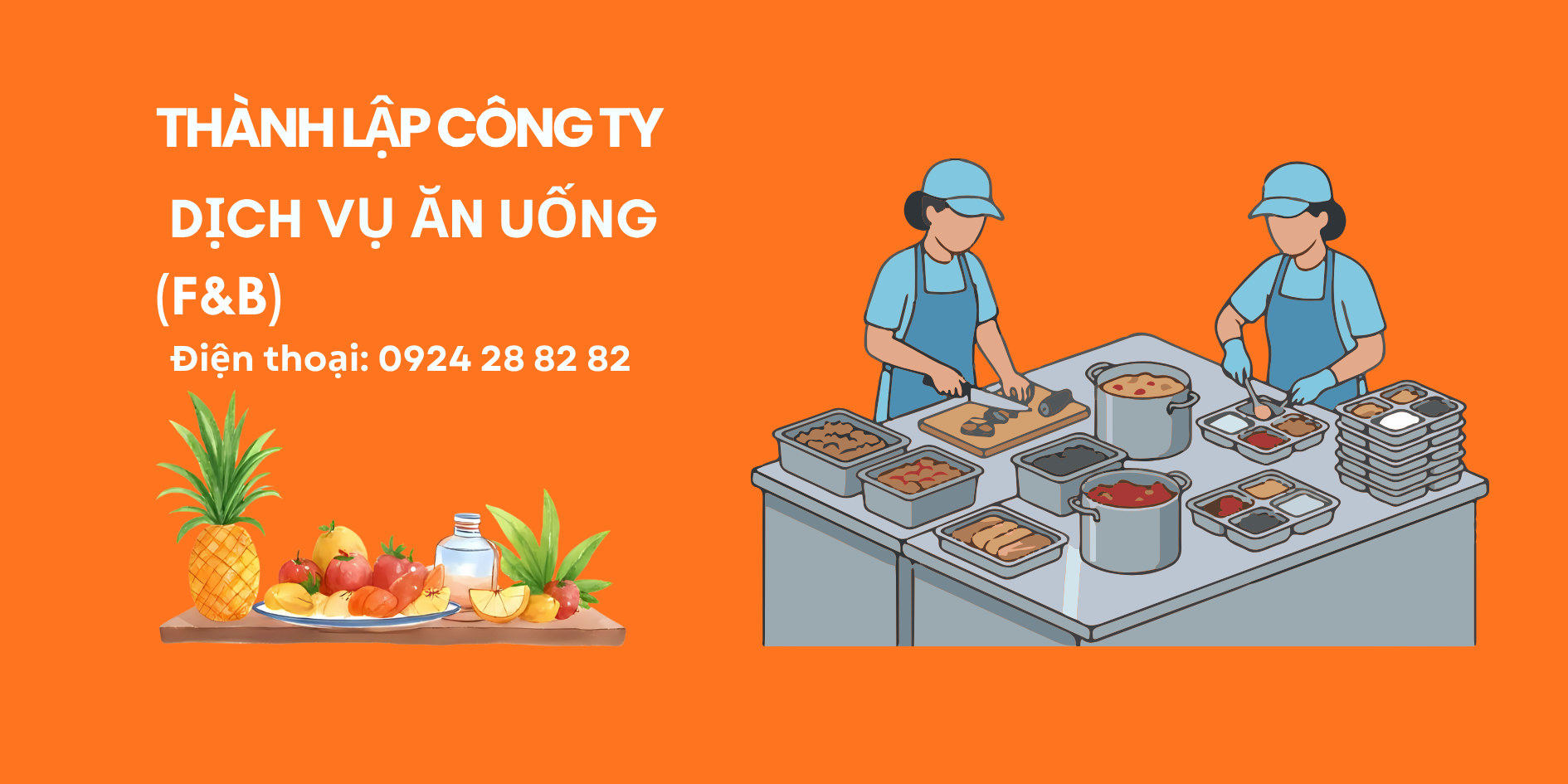 Hướng Dẫn Thành Lập Công Ty Dịch Vụ Ăn Uống (F&B) Mới Nhất