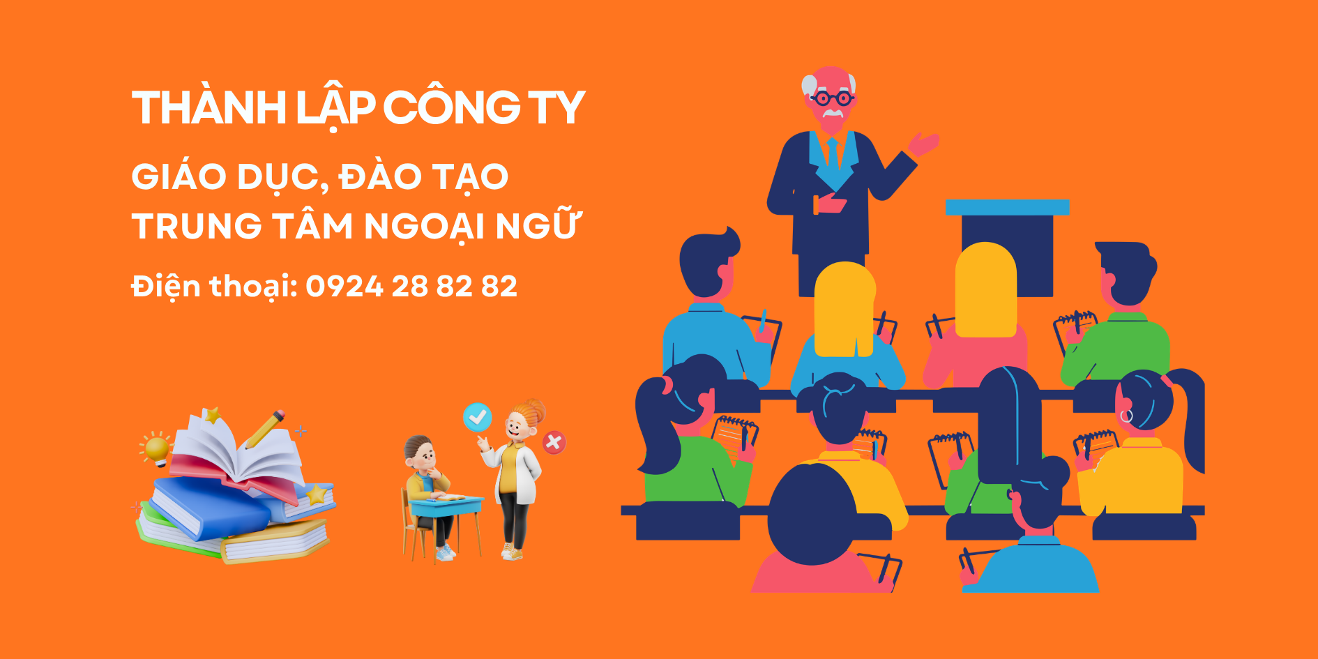 Thành Lập Công Ty Giáo Dục, Đào Tạo & Trung Tâm Ngoại Ngữ Mới Nhất