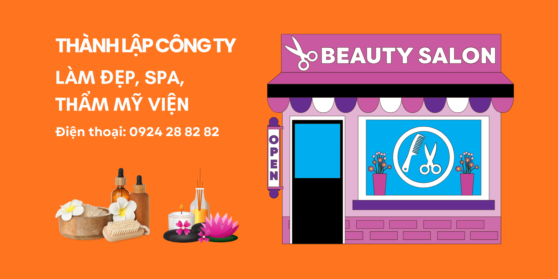 Thành Lập Công Ty Dịch Vụ Làm Đẹp, Spa, Thẩm Mỹ Viện Mới Nhất